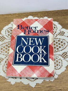 Better Homes and Gardens New Cook Book 1989 Paperback Vintage Cookbook Classic